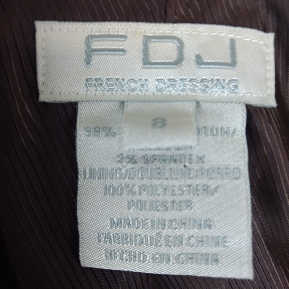 FDJ French Dressing Floral Blazer Size 8 - Picture 4 of 4